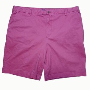 IZOD Coral Saltwater Stretch Chino Shorts Men's Size 40 Flat Front Casual